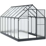  Rastlinjak v vrtu z vrati Antracit 183,5 x 363,5 x 207 cm, (5000288596) | Shoptok.si