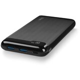 Ttec Prijenosni punjač PowerSlim LCD PD 10.000 mAh Powerbank wth USB-C Input/output/Black | shoptok.hr