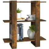 Ormarić za knjige / pregrada boja dimljenog hrasta 80x30x87 cm | Eponuda.ba