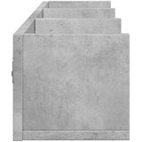  Zidni ormarići 2 kom boja siva betona 75x18x16,5 cm drveni | shoptok.hr