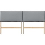  Tapecirani uzglavlje Svijetlo siva 180 cm Čvrsto borovo drvo | shoptok.hr