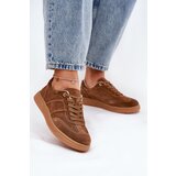 EVENTO Brown Suede Low Sneakers Women Paliana | Shoptok.si