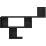  Zidna polica crni hrast 100x15x70 cm inženjerski drvo | shoptok.hr