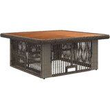  Komplet za jedilnico v vrtu 3 pcs Siva in temno siva poli ratan, (5000301171) | Shoptok.si