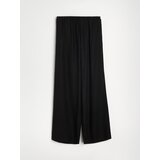Sinsay Wide leg hlače s viskozom i dodatkom lana | shoptok.hr