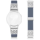 INF Tkani najlonski magnetni pašček, združljiv s Samsung Galaxy Watch Bluegray, (5000369121) | Shoptok.si