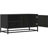 vidaXL TV ormarić crni 80x34,5x40 cm konstruirano drvo i metal | shoptok.hr