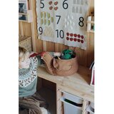 Lorena Canals Smeđa tekstilna dječja kutija za pohranu 48x32x29 cm Chicken Toffee – | shoptok.hr