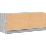 TV omarica s steklenimi vrati siva sonoma 102x37x42 cm | Shoptok.si