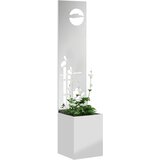  Privatnost u vrtu Srebrno 32 x 32 x 150 cm Pocinčani čelik | shoptok.hr