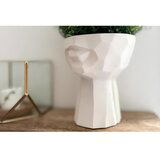 WALLXPERT decorative pot bela keramička vaza CY0463 | ePonuda.com