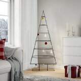 vidaXL Kovinska novoletna jelka za dekoracijo črna 150 cm | Shoptok.si