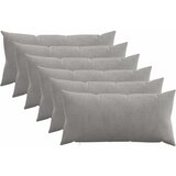  Presvlaka za jastuk 6 pcs HEERLEN Svjetlosiva 40 x 80 cm Kord | shoptok.hr