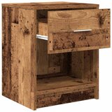  Noćni ormarići 2 kom s ladicama staro drvo 40x34x50 cm | Eponuda.com