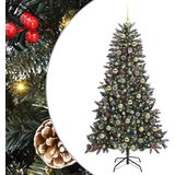 vidaXL Umestno božično drevo med 300 LED Zelena 99 x 99 x 180 cm | Shoptok.si