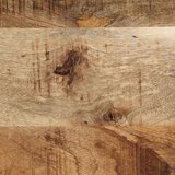 vidaXL Nočne omarice 2 kosa 40x35x40 cm Masivni neobdelan les Mango | Shoptok.si