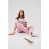 Moodo Plain pants - pink Cene