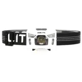 naglavna LED svetilka 3W, polnilna, senzor, bela