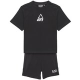 Ea7 Emporio Armani TRAIN LOGO SERIES BOY KIT TEE-SHORTS FREE Crna Cijene