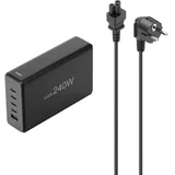 USB stanica za punjenje 240 W crna