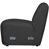 WOOOD Antracitno siv modul za sedežno garnituro iz tkanine bouclé (sredinski modul) Coco – | Shoptok.si