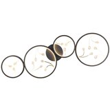 Lesnina-XXXL stropna led-svetilka groovy 95/40/6,5 cm | Shoptok.si