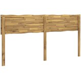  Uzglavlje s prirodnim rubom ROSTOCK Bijela 200 cm | shoptok.hr