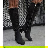 Gemre Black boots on a lacquered heel natural leather Cerignale | ePonuda.com