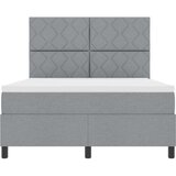  Krevet s opruga kutije Svijetlo siva 160 x 200 cm tkanina | shoptok.hr