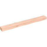 vidaXL Stenska polica 100x10x6 cm neobdelana trdna hrastovin | Shoptok.si