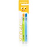 MEDIBLANC KIDS & JUNIOR Ultra Soft zobna ščetka za otroke 2 ks Green, Blue 2 kos Cene