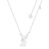 Juicy Couture Couture Kingdom Disney Fantasia Sorcerer's Apprentice Mickey Bela pozlačena silhoutte ogrlica, (21279407) | Shoptok.si