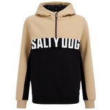 WE Fashion Majica svetlo bež / črna / bela | Shoptok.si