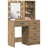  Toaletni stol 2 kom. Smeđa 50 x 41 x 135 cm Konstruirano drvo | shoptok.hr