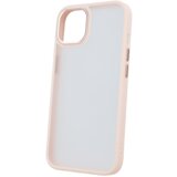 Satin silikonski ovitek za iPhone 14 Plus 6.7 - prozorno roza Cene