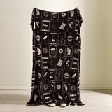Catherine Lansfield Črna odeja z motivom za noč čarovnic iz mikropliša 130x170 cm Enchanted Witchcraft – | Shoptok.si