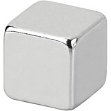 Maul Kockast magnet iz neodima, višina 7 mm, DE 50 kosov, sila oprijema 1,6 kg, svetlo srebrne barve | Shoptok.si