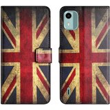 INORCO Usnjena torbica za telefon s tiskanjem vzorcev za Nokia C12 4G/C12 Pro/C12 Plus, ovitek za denarnico s stojalom, (22035357) | Shoptok.si