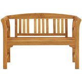 vidaXL Vrtna klupa 114 cm od masivnog bagremovog drva | shoptok.hr