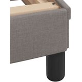  Posteljni okvir z LED brez vzmetnice taupe 120x200 cm blago, (21791700) | Shoptok.si