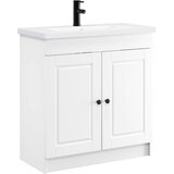 vidaXL Komplet pohištva za kopalnico Bela 78,5 x 37,5 x 81 cm, (5000245677) | Shoptok.si