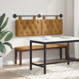  Viseće uzglavlje kreveta S LED svjetlom Smeđa Baršun - Smeđa 120 cm s LED svjetlima | shoptok.hr