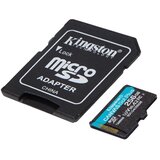 Kingston Technology 256GB microSDXC Canvas Go Plus Gen4 200MB /s A2 U3 V30 Card + Adapter | shoptok.hr