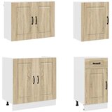  7-dijelni set kuhinjskih ormarića Kalmar konstruiranog drva | shoptok.hr