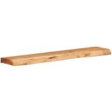 vidaXL Zidne police 2 kom 80x20x3,5 cm od masivnog bagremovog drva | shoptok.hr