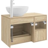  Set namještaja za kupaonicu 2 kom. Hrast sonoma Smeđa 49,5 x 44,5 x 80 cm | Shoptok.si