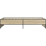  Okvir za krevet boja hrasta 100x200cm konstruirano drvo i metal | shoptok.hr