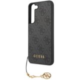 Guess GUHCS23SGF4GGR silikonski ovitek za Samsung Galaxy S23 5G - siv | Shoptok.si