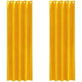  Zavjese za zamračivanje 2 pcs Žuta 140 x 260 cm Baršun | shoptok.hr