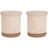 Garden Trading Košara za shranjevanje iz jute - 17x18cm (2 kosa) | Shoptok.si
